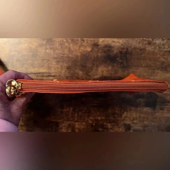 Chi by Carlos Falchi | ladies leather wristlet - Picture 7 of 16